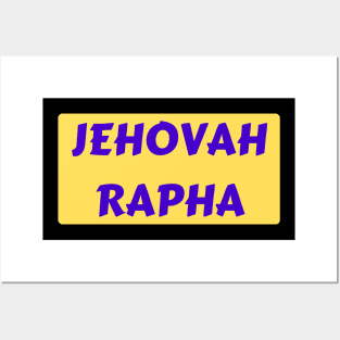 Jehovah Rapha | Christian Typography Posters and Art